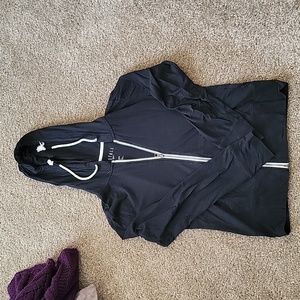 Aeropostale black lightweight hooded sweatshirt